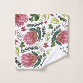 プロテアフローラ水彩植物学 バスタオルセット (ウォッシュタオル)