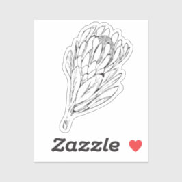 プロテアブラック&ホワイトカスタムカットステッカーII シール