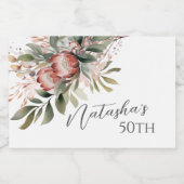 プロテアミニワインラベル スパークリングワインラベル (シングルラベル)