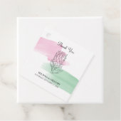 プロテア王の結婚水彩贈り物 フェイバータグ (インサイチュ)