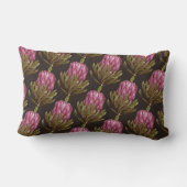 プロテア花柄ランバーピロー ランバークッション (裏面)