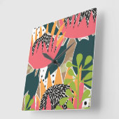 プロテア1世 スクエア壁時計 (傾斜)