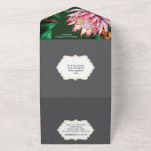 プロテア・スガルブシュ・フインボス水彩花の夏 オールインワン招待状 (外側)