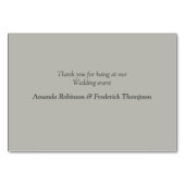 プロテア – Strelitziaフラワーテーブルカード テーブルナンバー (裏面)