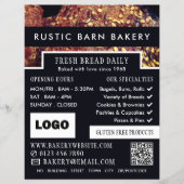 プロテイン転がパン、ベーカーズ、ベーカリーストア広告 チラシ (正面)