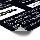 プロテイン転がパン、ベーカーズ、ベーカリーストア広告 ポスター (角)