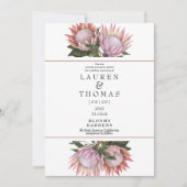 プロテエレガントアの王様 招待状 (正面)