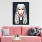 プロテクターエルダー魔女ファンタジー絵画アート キャンバスプリント (インサイチュ (リビング))