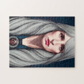 プロテクターエルダー魔女ファンタジー絵画アート ジグソーパズル (横)