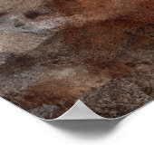 プロテクター – 混合メディア抽象芸術スピリットガイド ポスター (角)