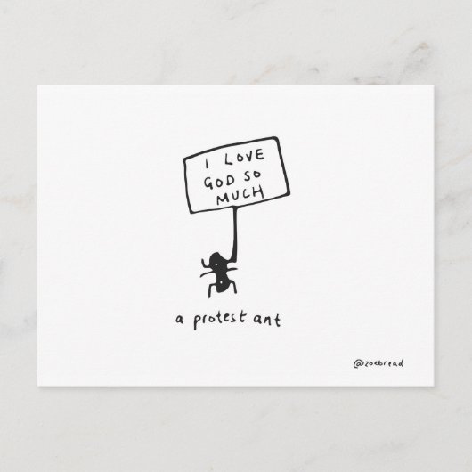 プロテスタントのはがき ポストカード (正面)