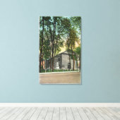 プロテスタントオランダ教会の外観 キャンバスプリント (インサイチュ (ウッドフロア))