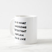 プロテスタント素晴らしの牧師 コーヒーマグカップ (正面左)