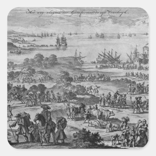 プロテスタント離れフランス スクエアシール (正面)