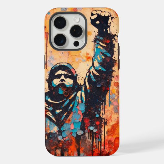 プロテスター iPhoneケース (裏面)