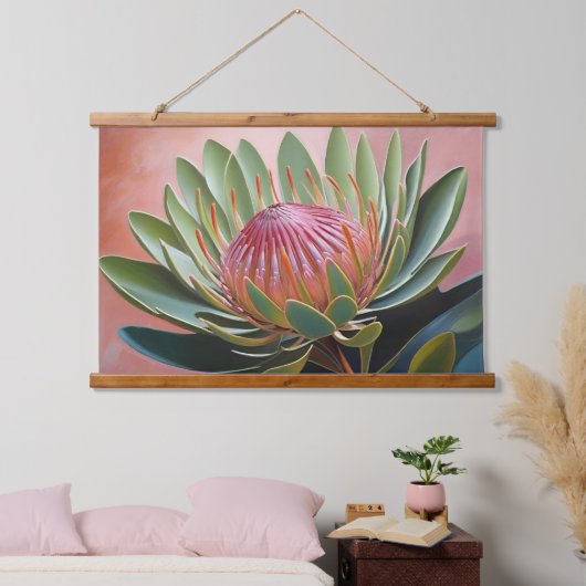 プロテ素晴らしア絵画の鮮やかフローラ 吊り下げ型タペストリー (寝室)