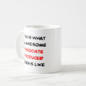 プロデューサーの関連付素晴らしけ コーヒーマグカップ (正面左)