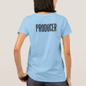 プロデューサーカメラサッカーTシャツ(女性) Tシャツ (裏面)