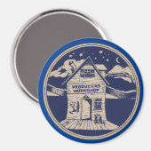 プロデューサーワークショップロゴマグネット マグネット (正面/裏面)