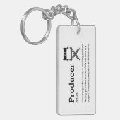 プロデューサー定義 – フィルムメーカー キーホルダー (正面左)