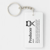プロデューサー定義 – フィルムメーカー キーホルダー (正面)