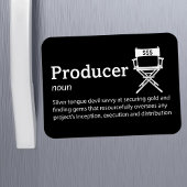 プロデューサー定義 – Film maker 3" x 4" Flex マグネット