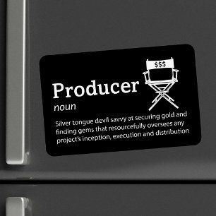 プロデューサー定義 – Film maker 4" x 6" Flex マグネット