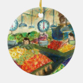 プロデュースオーナメントの世話(パイクプレイスシアトル) セラミックオーナメント (裏面)