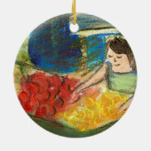 プロデュースオーナメントの世話(パイクプレイスシアトル) セラミックオーナメント (裏面)