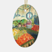 プロデュースオーナメントの世話(パイクプレイスシアトル) セラミックオーナメント (左)