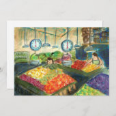 プロデュース招待状の世話（パイクプレイスシアトル） 招待状 (正面/裏面)