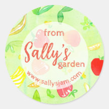 プロデュース製品ラベルの庭から