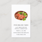 プロデュース農業農場野菜水彩 名刺 (裏面)