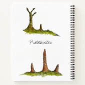 プロトタキサイト渦巻き型ノートブック ノートブック (裏面)