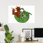 プロトバッコジョーダンピーターソンミーム ポスター (ホームオフィス)