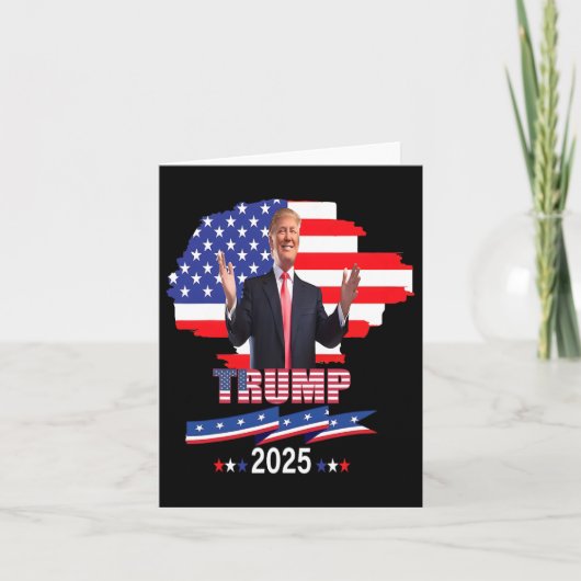 プロトランプ私の大統領トランプ2025の復帰 カード (正面)