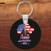 プロトランプ私の大統領トランプ2025の復帰 キーホルダー (正面)
