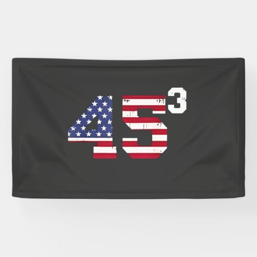 プロトランプ米国国旗7月4日とスタンド 横断幕 (横)