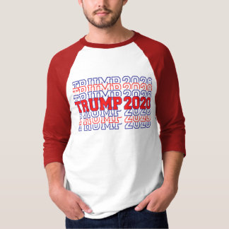 プロトランプ2020選挙タイポグラフィ Tシャツ