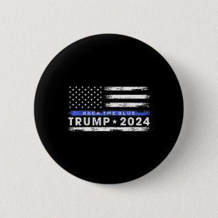 プロトランプ2024青い薄い青い線をバック 缶バッジ