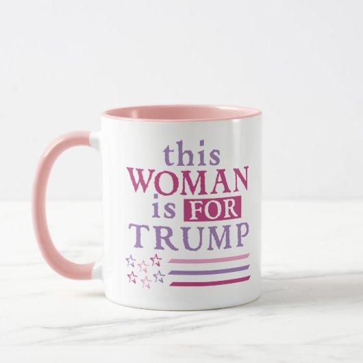 プロトランプ – TRUMP Mugの女性 マグカップ (左)