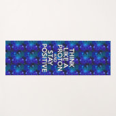 プロトンのように考えてポジティブに ヨガマット (正面(横))