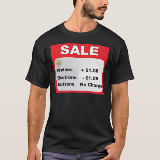 プロトンの電子中性子販売 Tシャツ