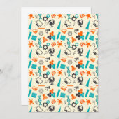 プロトン電子中性子を愛する科学研究所化学 サンキューカード (正面/裏面)