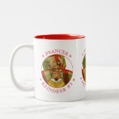 プロナーデニダーレッド2トーンマグカップ ツートーンマグカップ (左)