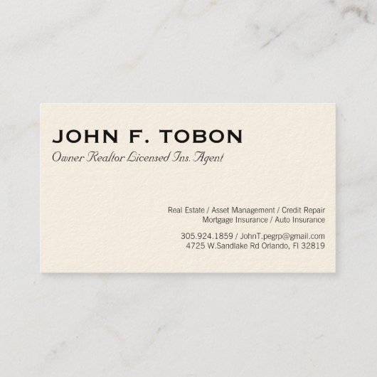 プロバイダーのエリートグループ 名刺 (裏面)