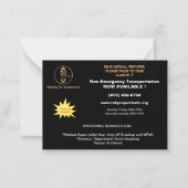 プロバイダーのL.W.H. Properties, LLCメールフライヤー ノートカード (正面)