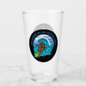 プロバイデイ、神話バイナイトサーフィンビッグフット タンブラーグラス (正面)