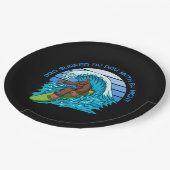 プロバイデイ、神話バイナイトサーフィンビッグフット ペーパープレート (アングル)