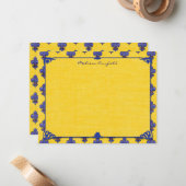 プロバフランスのンサルパーソナライズされたノートカード ノートカード (正面/裏面インサイチュ)